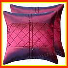 thai silk decorative pillow case cushion throw purple returns