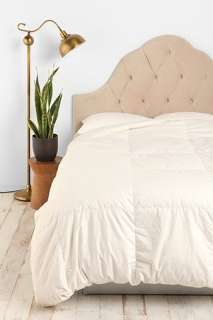 UrbanOutfitters  Velvet Tufted Headboard  Wheat