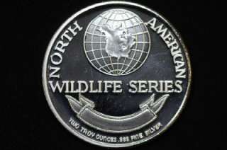 Rare North American Wildlife Series 2 Troy Oz. Grizzly Bear Proof 