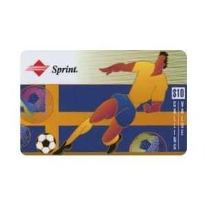   Phone Card $10. Soccer World Cup 1994 Sweden 