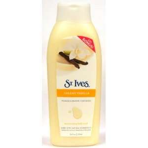  St. Ives Creamy Vanilla Moisturizing Body Wash, 24 Oz 