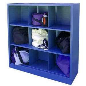 Best Metal CB48416 Metal Cubby Shelf with 9 Storage Cubes  