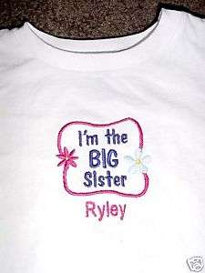 Personalized Im the Big Sister Middle Little Shirt  