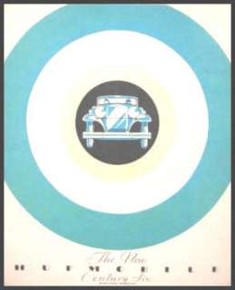 1931 Hupmobile Century Six ORIGINAL Color Brochure  