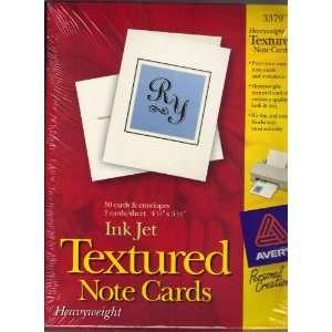 Textured Heavyweight Note Cards/envs. Avery 3379 