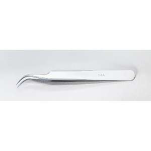 com Tweezers, stainless steel, curved, fine tips, 4 1/2L Industrial 