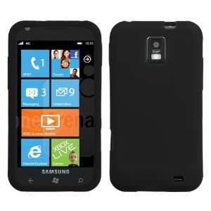  Solid Skin Cover (Black) for SAMSUNG i937 (Focus S) Cell 