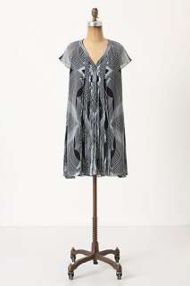 Pleated Optic Shirtdress   Anthropologie