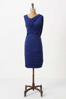Ruched & Draped Column Dress   Anthropologie