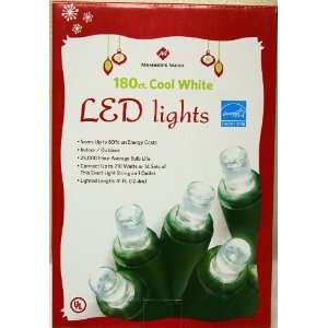  180 Count LED Cool White Christmas Holiday Lights   Saves 