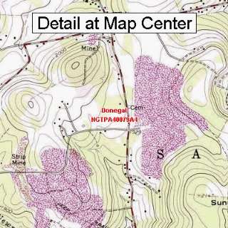  USGS Topographic Quadrangle Map   Donegal, Pennsylvania 