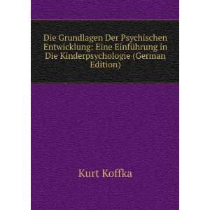   in Die Kinderpsychologie (German Edition) Kurt Koffka Books