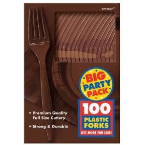  Lets Party By Amscan Chocolate Brown Big Party Pack 
