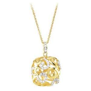   14K Yellow Gold Plated Necklace   16 Inch with 2 Extender Jewelry