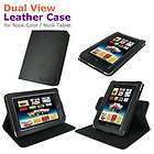 rooCASE Dual View Leather Case Cover for Nook Color Nook Tablet Black