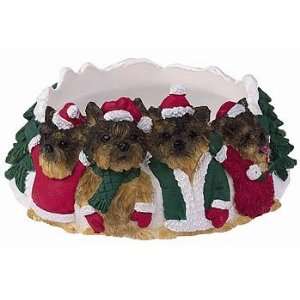  Christmas Puppycut Yorkie Candle Ring