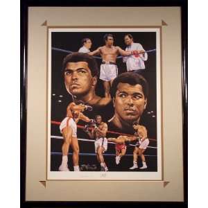   Ali Autographed Litho   Autographed Boxing Art