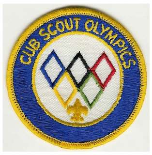 1970s CUB SCOUT OLYMPICS PATCH UNSEWN MINT GENERIC OLD  