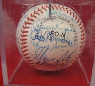 50th Anniv All Star Game Lot NL Team Autographed Baseball JSA Chicago 
