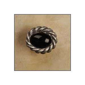  Braided Knot W/Stone (Anne at Home 530 Cabinet Knob 1.25 x 