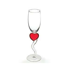 Set Of 2 Wedding. Anniversary,Celebration Red Heart Champagne Toasting 