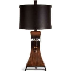 Home Decorators Collection Umber Earth Table Lamp Fabric Shade Earth 