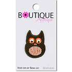 OWL IRON ON OR SEW ON BOUTIQUE APPLIQUE WASHABLE #256
