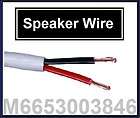   Box 16AWG/Gauge/GA​(2 Conductor)C​L2 White Pro Speaker Cable Wire
