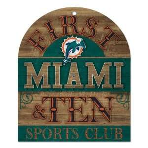  NFL Miami Dolphins Sign Sports Club