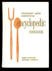 CULINARY ARTS INSTITUTE ENCYCLOPEDIC COOKBOOK   1968  