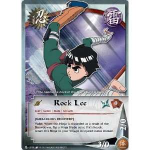   Naruto TCG Quest for Power N C005 Rock Lee Common Card Toys & Games