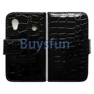   Wallet Leather Case For Samsung Galaxy Ace S5830 + screen film  