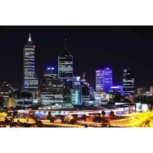   City of Perth   Peel and Stick Wall Decal by Wallmonkeys Home