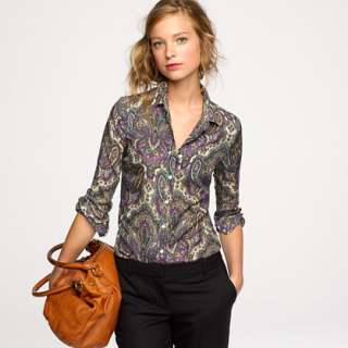 Perfect shirt in royal paisley   casual shirts   Womens shirts & tops 