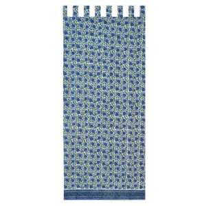 Blue Poppies Curtain Panel 