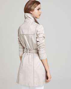 Laundry by Shelli Segal Shine Double Breasted Trench