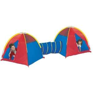  Double Fun Two Tents and Tunnel Combo Toys & Games
