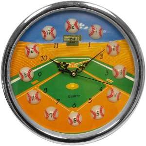  Best Quality 10 Inch Baseball Wall Clock   Quartz Movement 