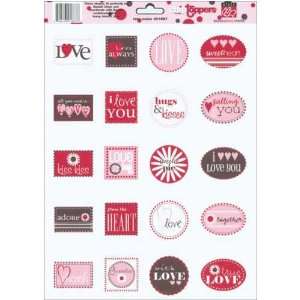   Chip Topper Sticker Sheet 8.5x12   Love Notes Arts, Crafts & Sewing