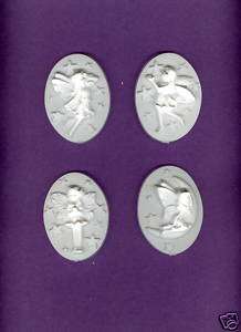 Fairies (Plaster of Paris) painting project.Set of 4  