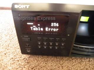 SONY 300 Disc CD CHANGER JUKEBOX MegaStorage CDP CX355  