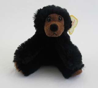 Aurora Plush Black Teddy Bear Stuffed Animal Toy NEW  