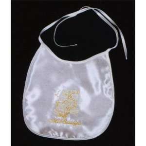   Bib with Gold Lettering, in Spanish 