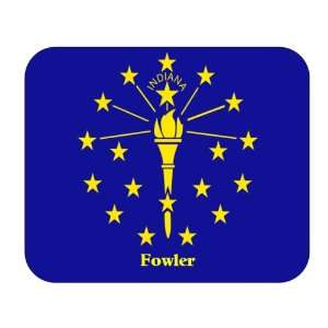  US State Flag   Fowler, Indiana (IN) Mouse Pad Everything 
