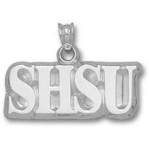   St. Bearkats Sterling Silver SHSU 3/8 Pendant