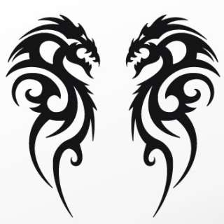 Tribal tattoo design Decal Sticker Dragon Art WRSXW  