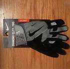 New Nike Diamond Elite Pro Batting Gloves Med Black/Grey
