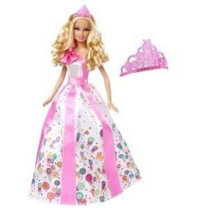  Barbie Princess Happy Birthday Doll with tiara girl toy 