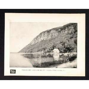  1903 Boston Maine Railroad Willoughby Lake Mount Pisgah 