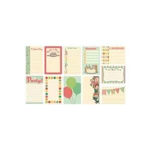  October Afternoon Cakewalk Double sided Journal Cards 11 